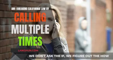 Harassment Law: Multiple Calls, California's Legal Standpoint