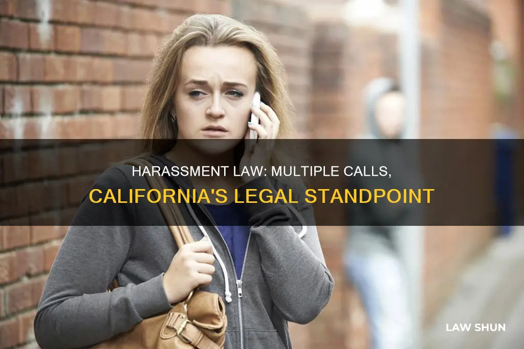 am i breaking california law by calling multiple times