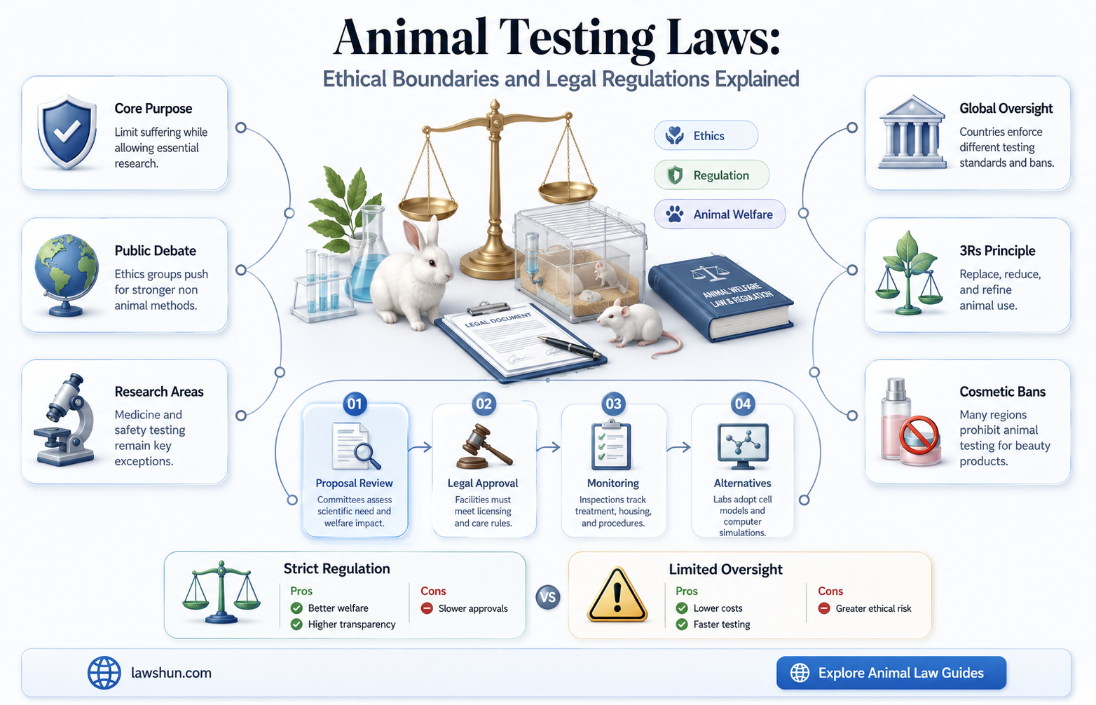 are their laws for animal testing