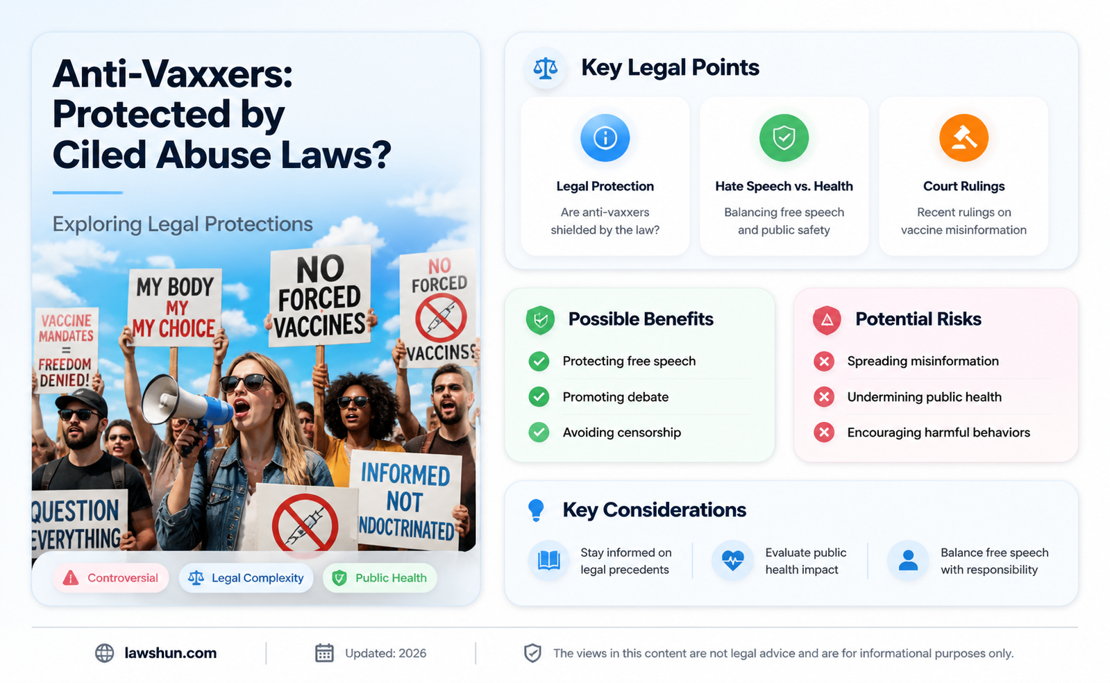 are anti vaxxers ciled abuse laws