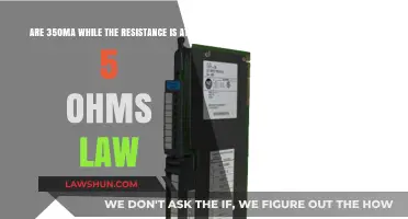 Understanding Ohm's Law: 350mA Current with 5 Ohms Resistance Explained