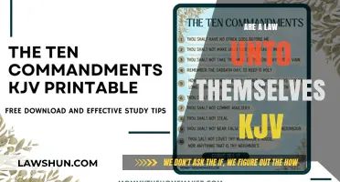 Are They a Law Unto Themselves? Exploring KJV's Teachings