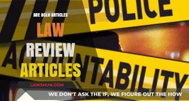 Are ACLU Articles Considered Law Review Publications? Exploring the Difference