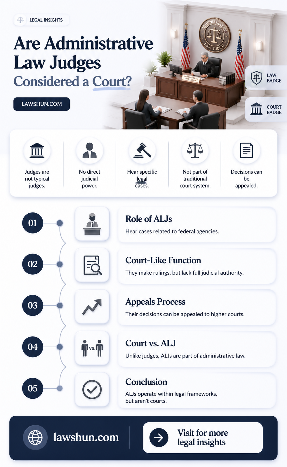 are administrative law judges referred to as the court