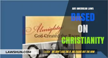 Are American Laws Rooted in Christian Principles or Secular Values?