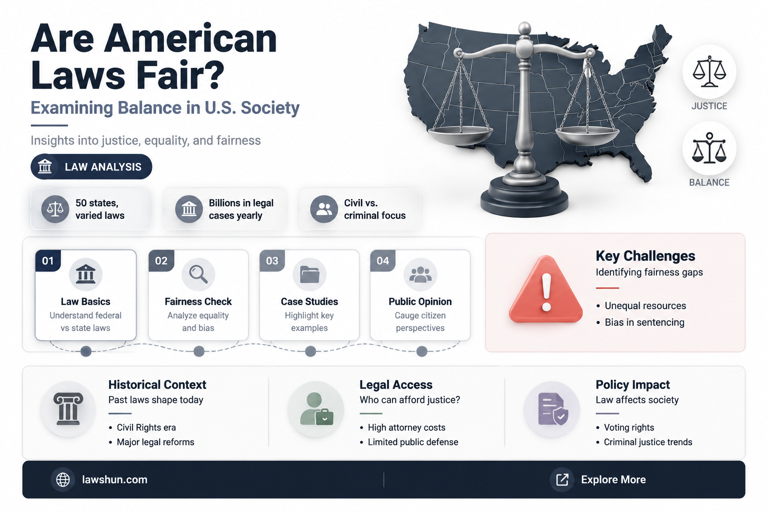 are laws in american society balenced