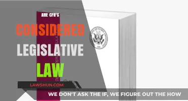 Are CFRs Legislative Law? Understanding Their Legal Authority and Impact