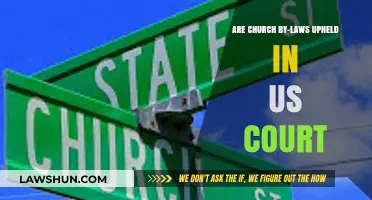 Do US Courts Enforce Church By-Laws? Legal Insights and Cases