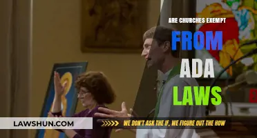 Are Churches Exempt from ADA Laws? Understanding Religious Exemptions