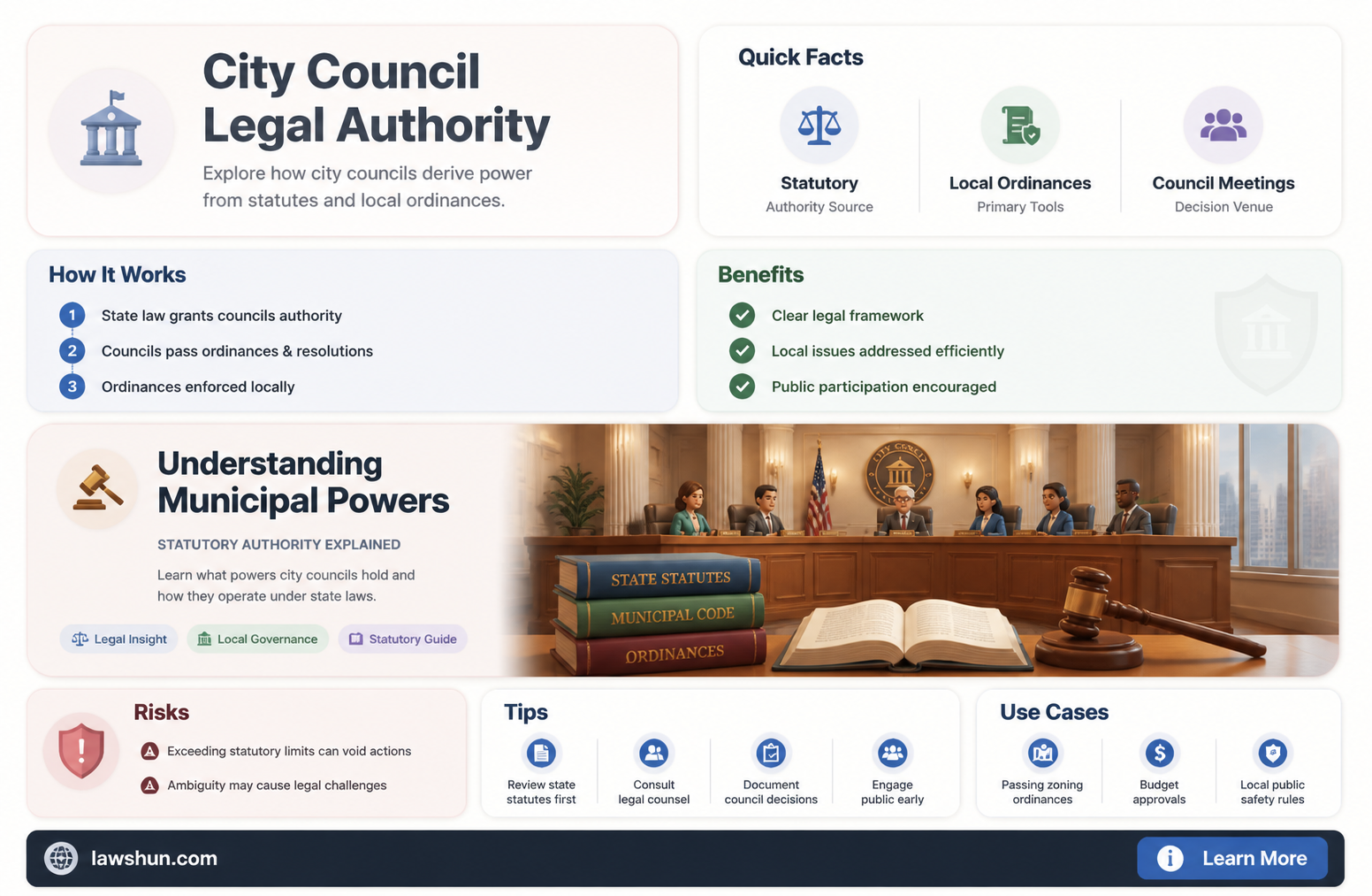 are city councils laws statutory authorities