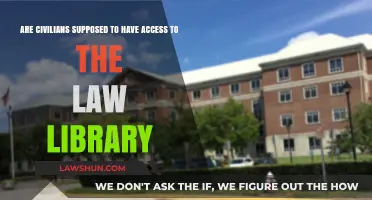 Should Civilians Have Unrestricted Access to Law Libraries?