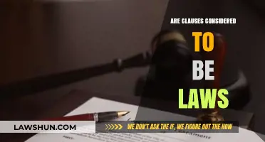 Are Clauses Legally Binding? Exploring Their Status as Laws