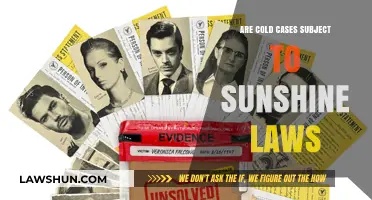 Cold Cases: Can Sunshine Laws Help Solve Them?