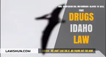 Idaho Law: Can Confidential Informants Legally Sell Fake Drugs?