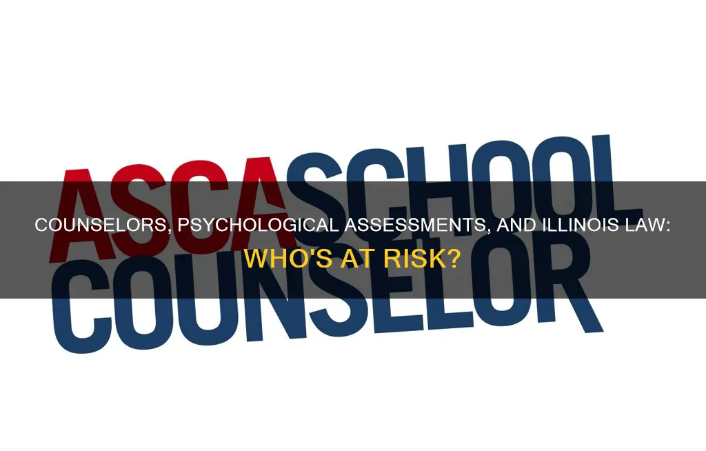 are counselors breaking the law by doing psychological assessments illinois