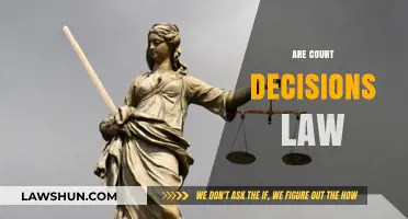 Are Court Decisions Law? Understanding Judicial Precedent and Legal Authority
