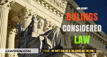 Are Court Rulings Law? Understanding Judicial Decisions' Legal Authority