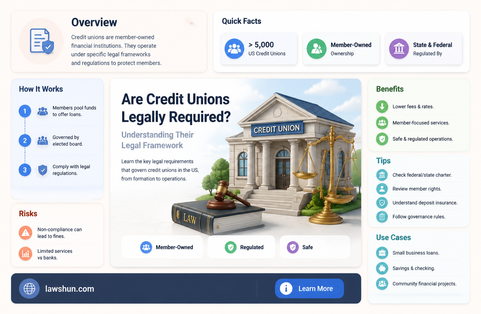 are credit unions mandated by law