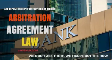 Are Deposit Receipts Covered by Binding Arbitration Agreement Law?