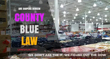 Diapers and Blue Laws: Bergen County's Shopping Restrictions Explained