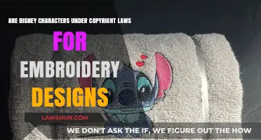 Disney Characters and Copyright: Embroidery Design Legalities Explained