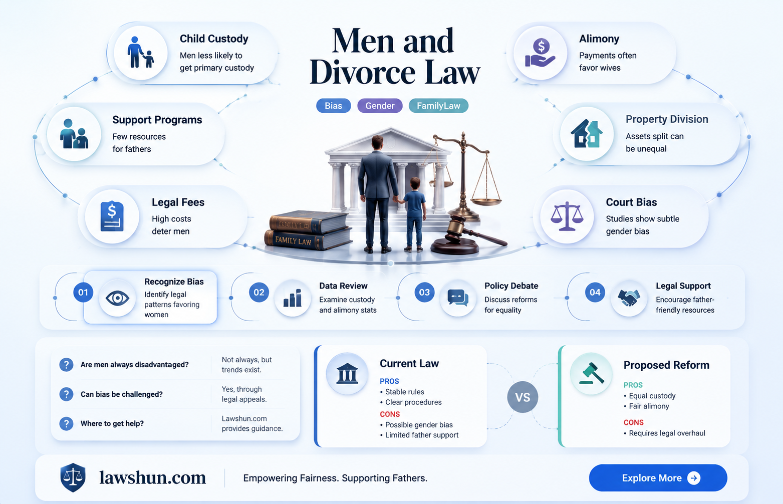 are divorce laws unfair to men