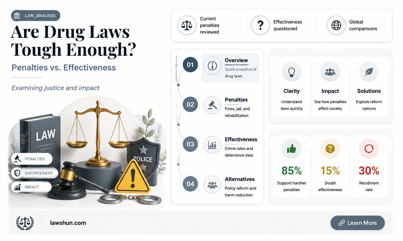 are law on drug hard enough