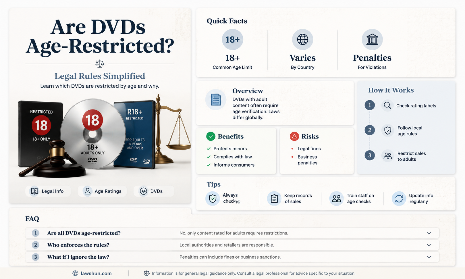 are dvds age restricted by law