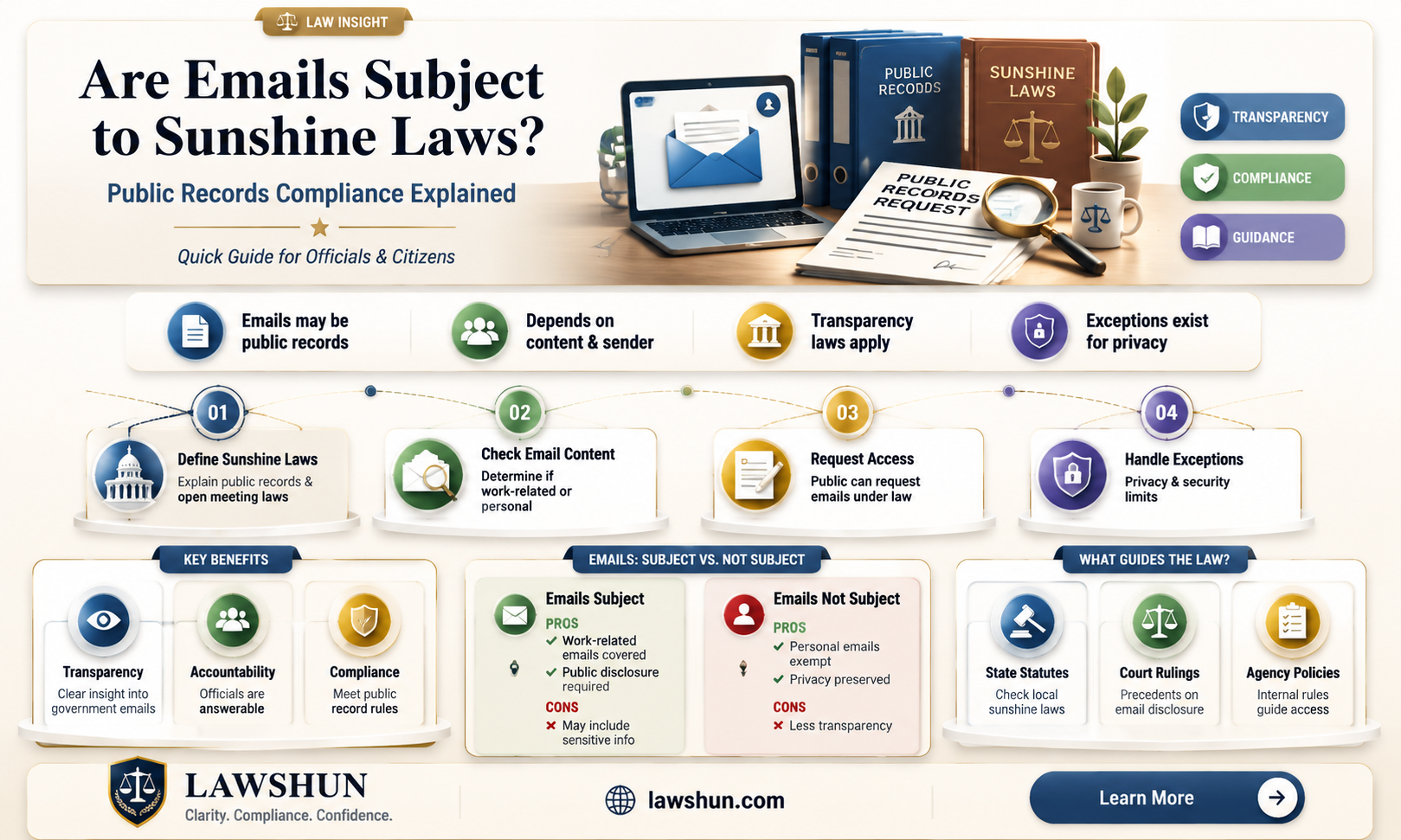 are email suject to sunshine laws