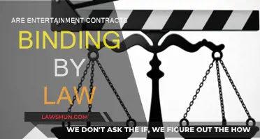 Entertainment Contracts: Legally Binding?
