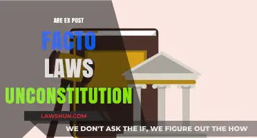 Are Ex Post Facto Laws Unconstitutional? Analyzing Legal and Ethical Implications