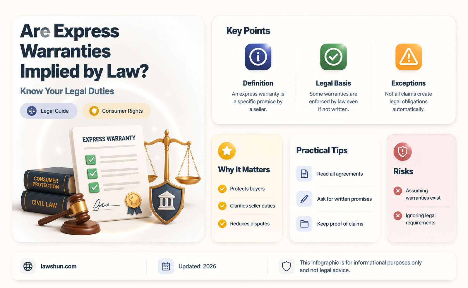 are express warranties implied by law