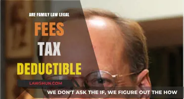 Family Law Fees: Tax Deductible?