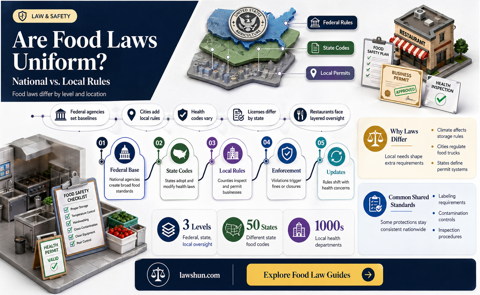 are all food laws national laws