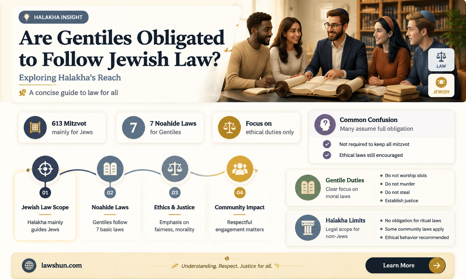 are gentiles bound by jewish law