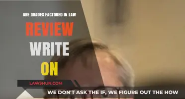 Do Law Review Write-On Competitions Consider Grades in Selection?