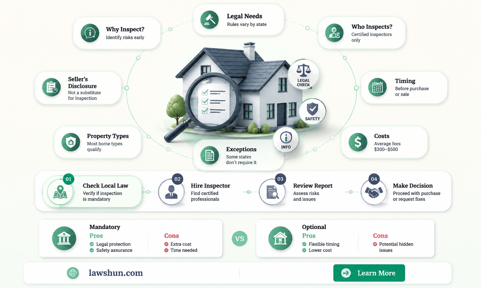 are home inspections reqired by law