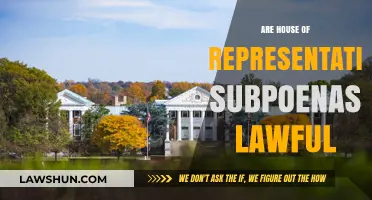 Are House of Representatives Subpoenas Lawful? Legal Analysis and Implications