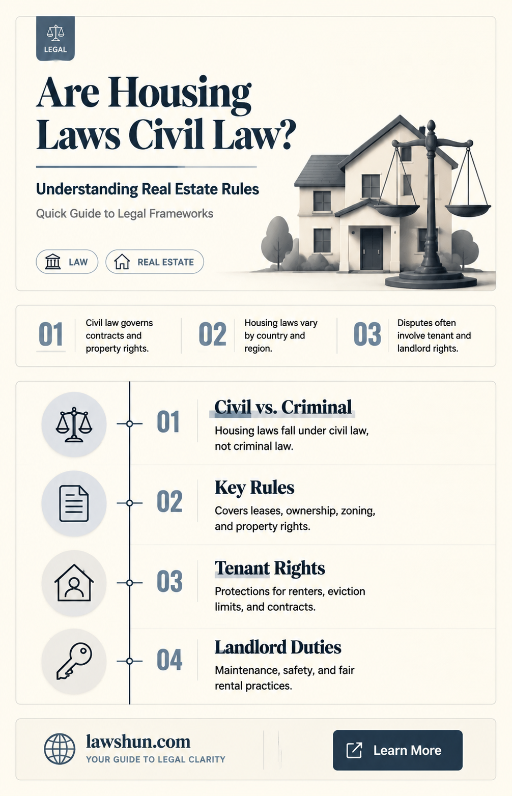 are housing laws civil law