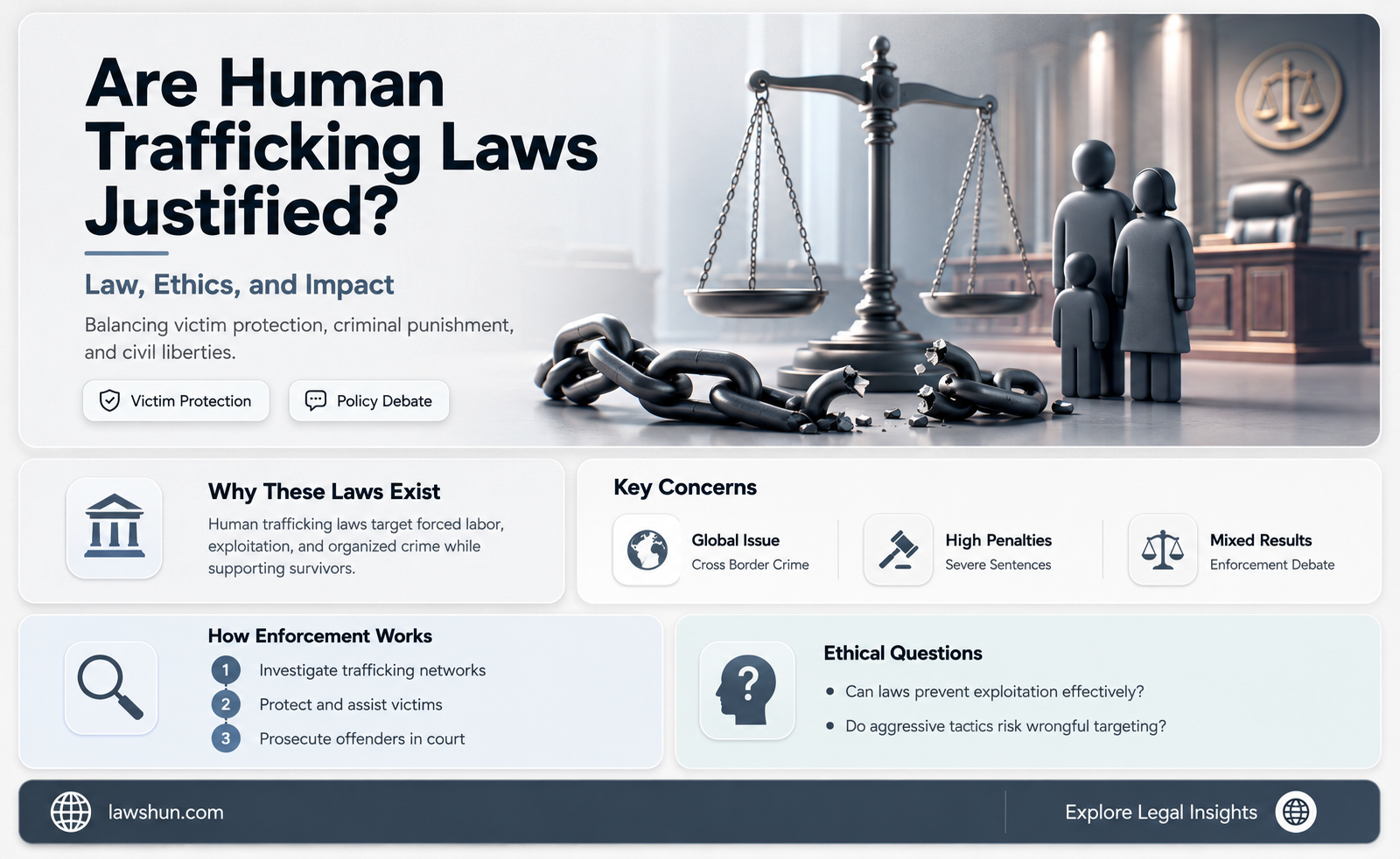 are the human trafficking law justified
