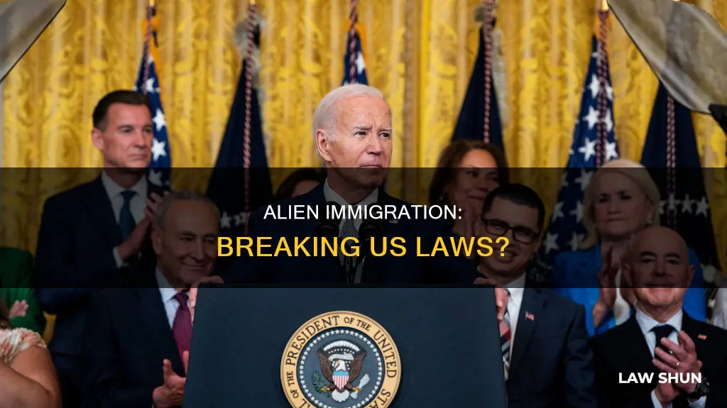 are illegal aliens breaking us law