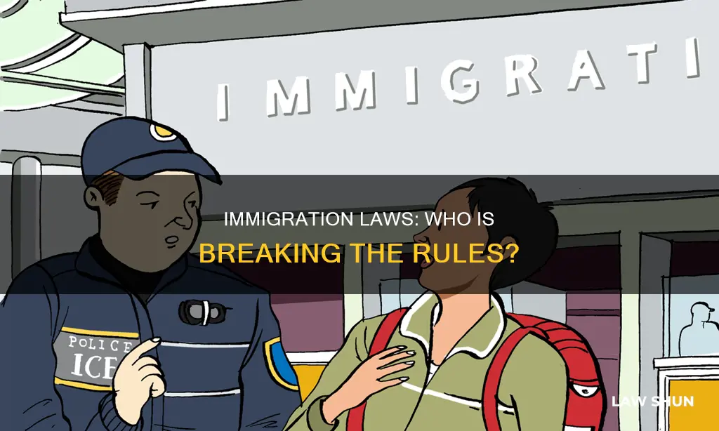 are illegal imagrants breaking the law