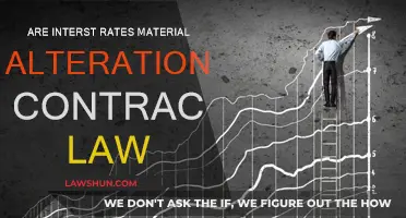 Contract Law: Interest Rates and Material Alterations