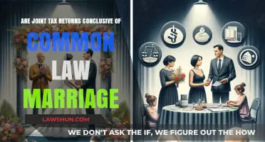 Tax Returns: Common-Law Marriage Proof?
