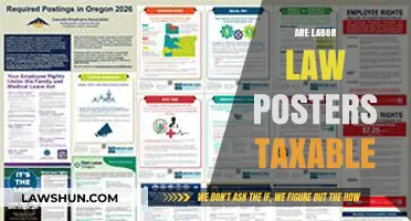 Are Labor Law Posters Taxable? Understanding Compliance Costs for Employers