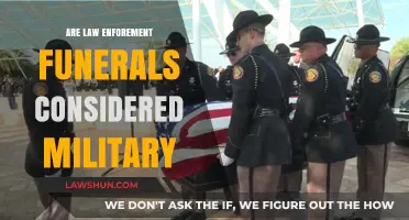 Are Law Enforcement Funerals Military Honors? Exploring the Traditions