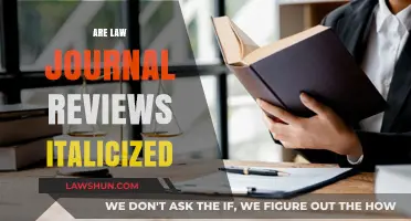 Italicizing Law Journal Reviews: Essential Formatting Tips for Legal Writing