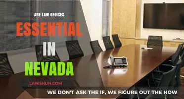 Are Law Offices in Nevada Essential for Legal Services?