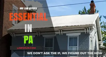 Are Law Offices in PA Essential? Exploring Their Role and Impact
