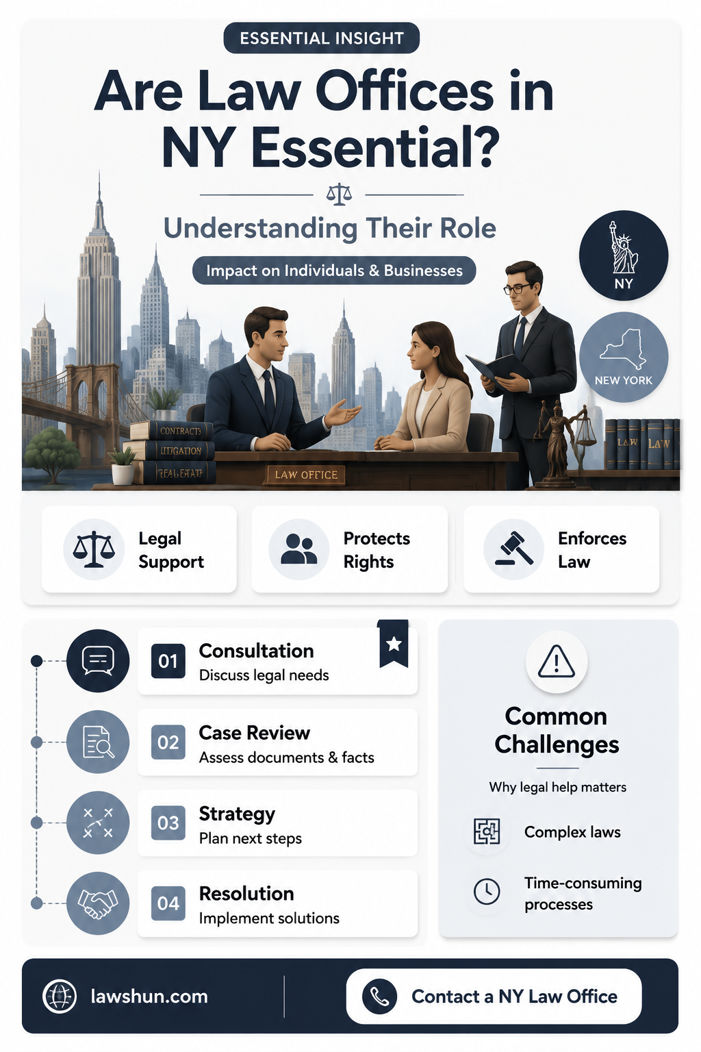 are law offices essential in ny
